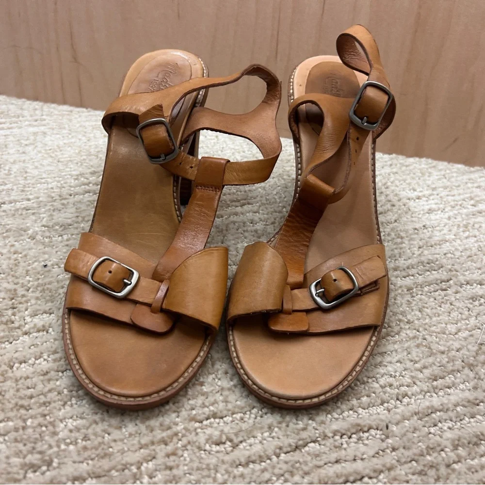 Madewell Tan Leather‎ Sandals